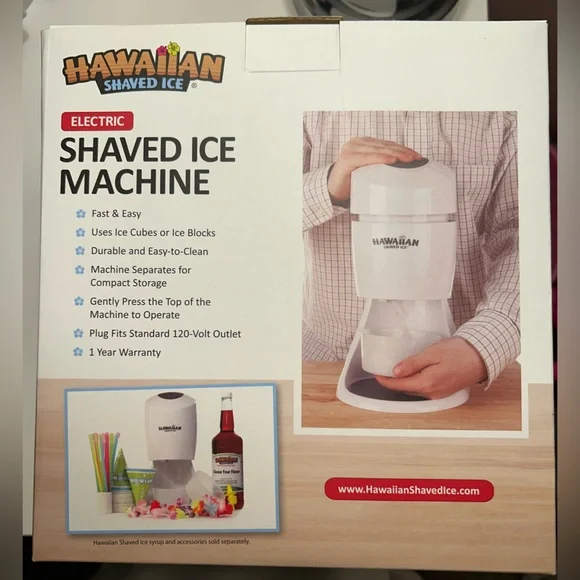 Hawaiian Shaved Ice Snow Cone Machine - Picture 6 of 6